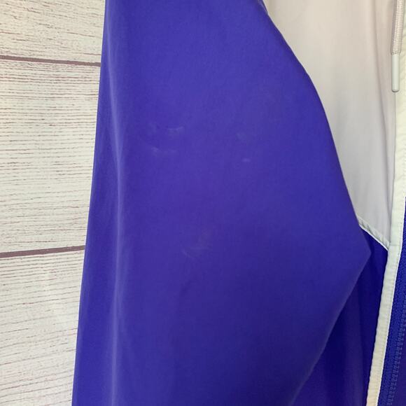 Nike Blue Grey Windrunner Zip Up Hoodie Jacket Retro-Styled Windbreaker Size M - Picture 13 of 16